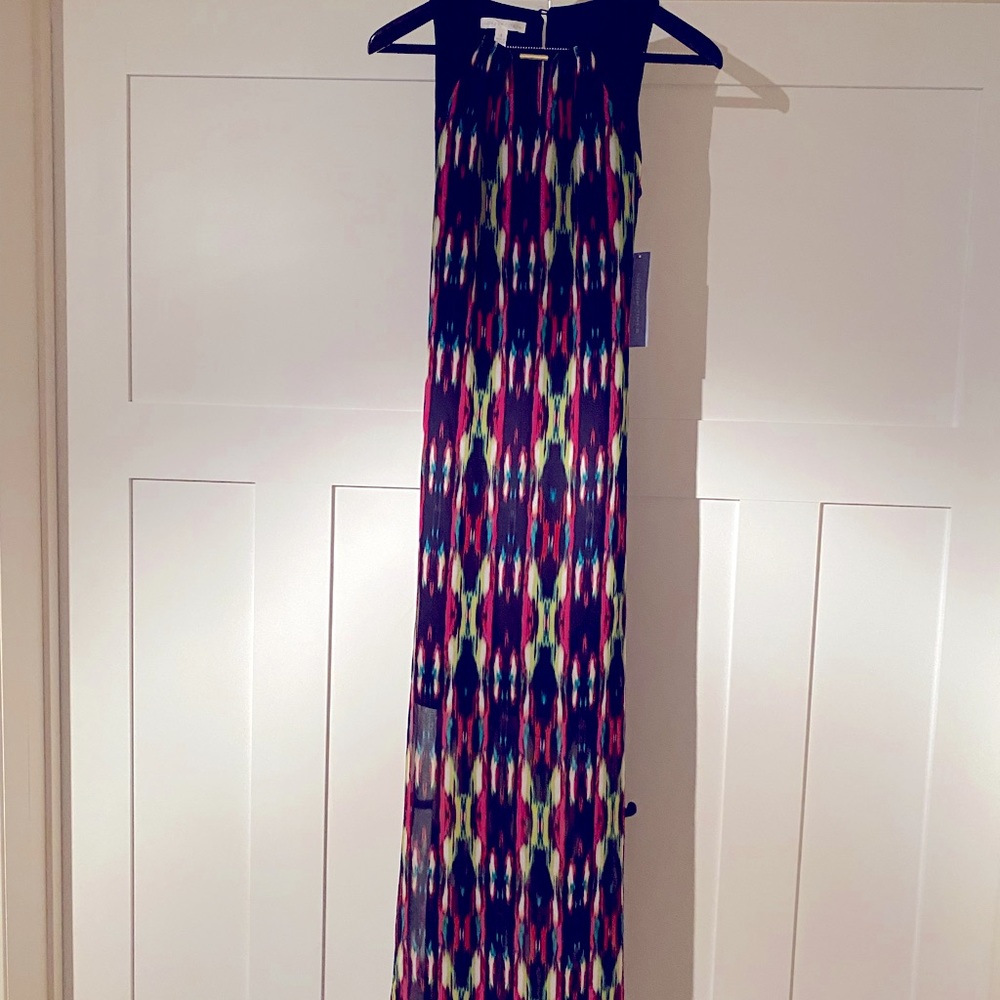 NWT Maxi dress multi color